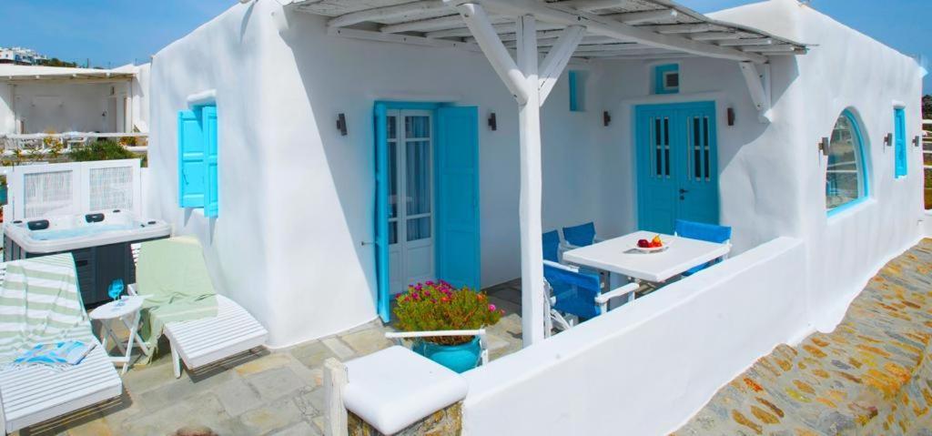 Luxury Sea House By Blue Waters Mykonos Villa Ornos  Exterior photo